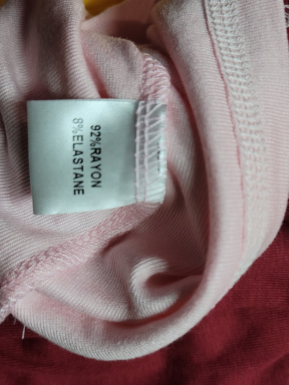 Light Pink Two-Piece Lounge Set - Racerback Tank & Wide Leg Pants - Picture 3 of 3